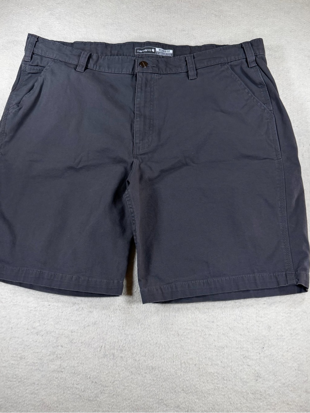 Carhartt Men’s Relaxed Fit Shorts Gravel Grey 5 Pocket Size 42